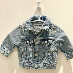 EUC | UNISEX LIGHT-WASH JEAN JACKET FOR BABY